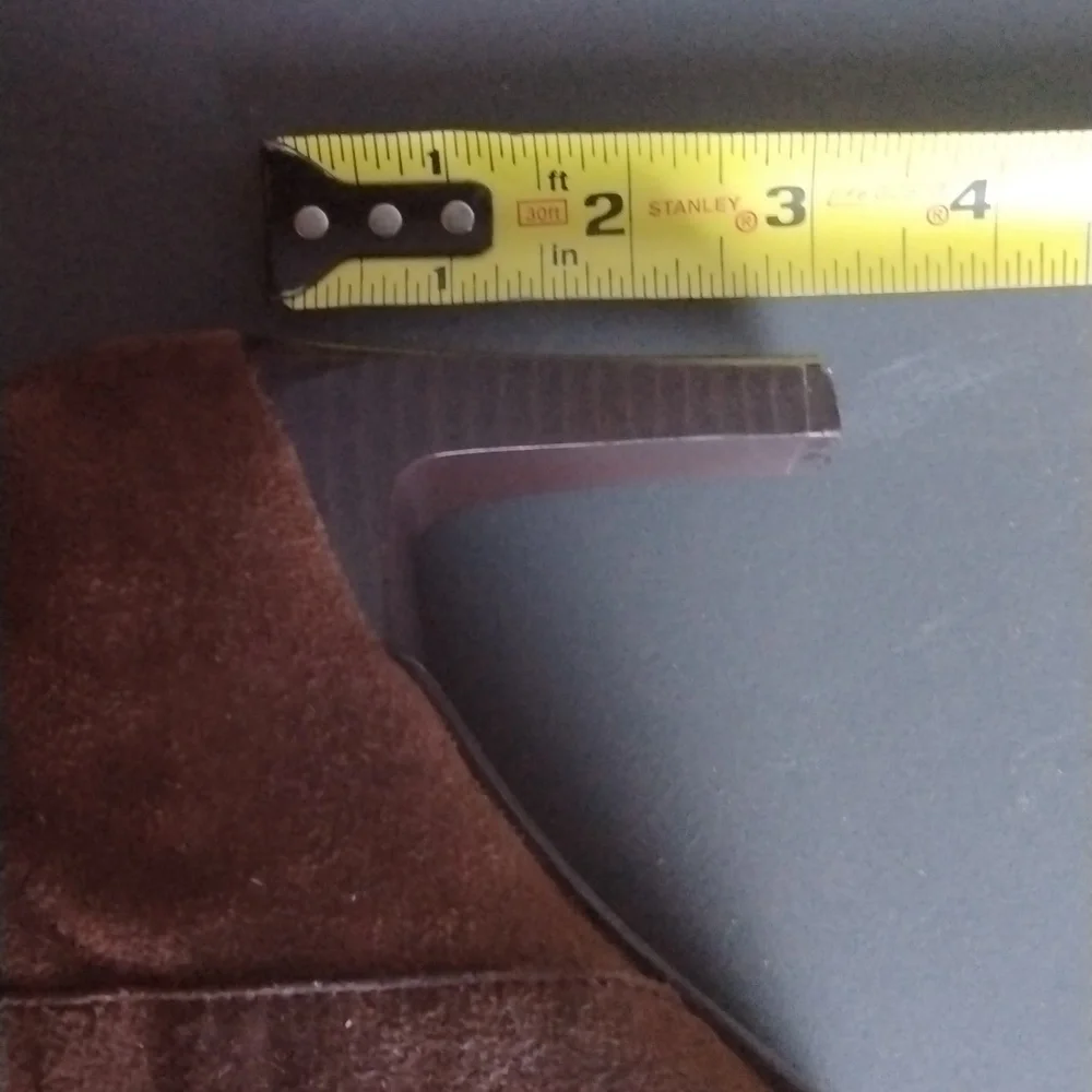 Splash Brown Suede Ankle Fashion Boots, size 7.5-8
